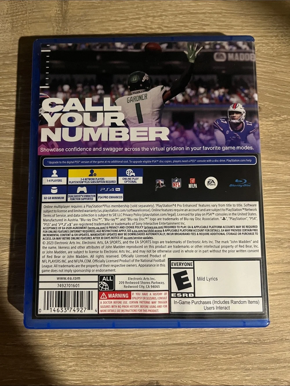 EA Sports Madden NFL 24 Game For Sony PlayStation 4 or PlayStation 5